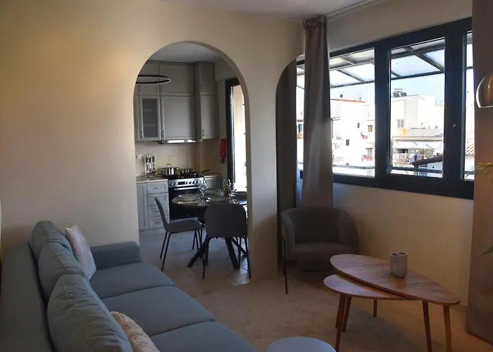 Lux, Seaview, Parking, Panorama - Thearetsouplace, 1g Wifi, Cosmote Tv Apartamento