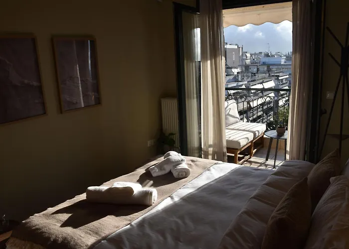 Apartamento Lux, Seaview, Parking, Panorama - Thearetsouplace, 1g Wifi, Cosmote Tv *
