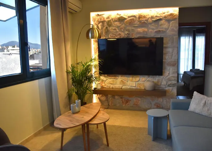 Lux, Seaview, Parking, Panorama - Thearetsouplace, 1g Wifi, Cosmote Tv Soluň