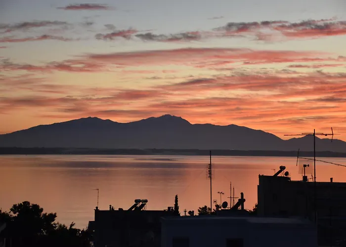 Lux, Seaview, Parking, Panorama - Thearetsouplace, 1g Wifi, Cosmote Tv Apartmán